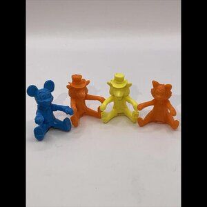 Vintage DISNEY Cereal Premium Spoon Bowl Sitter 1960s Nabisco Lot Of 4